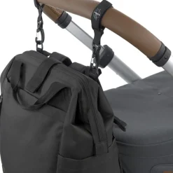 Sac à dos à langer Goldie Up Green Label Noir