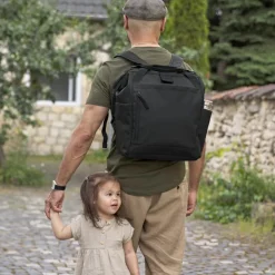 Sac à dos à langer Goldie Up Green Label Noir