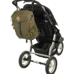 Sac à dos à langer Green Label Outdoor olive