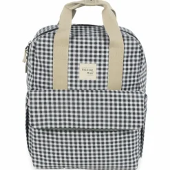 Sac à dos à langer I Love Vichy Noir