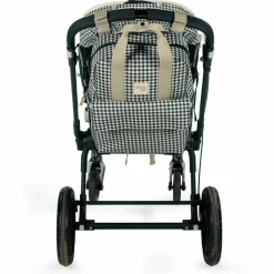 Sac à dos à langer I Love Vichy Noir