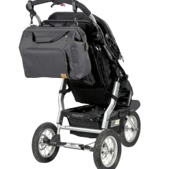 Sac à dos à langer jumeaux Twin Glam Goldie anthracite