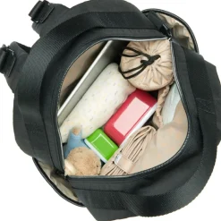 Sac à dos à langer Lola eco quilt noir