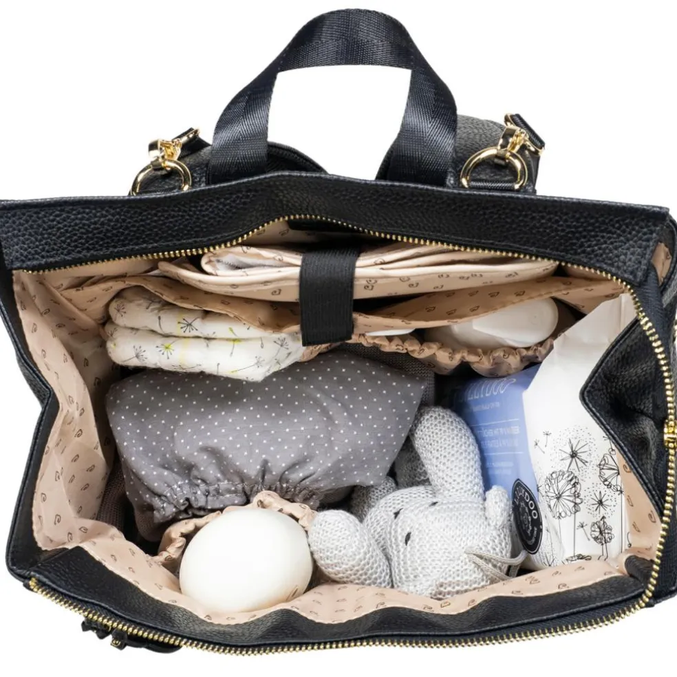 Sac à dos à langer London Black