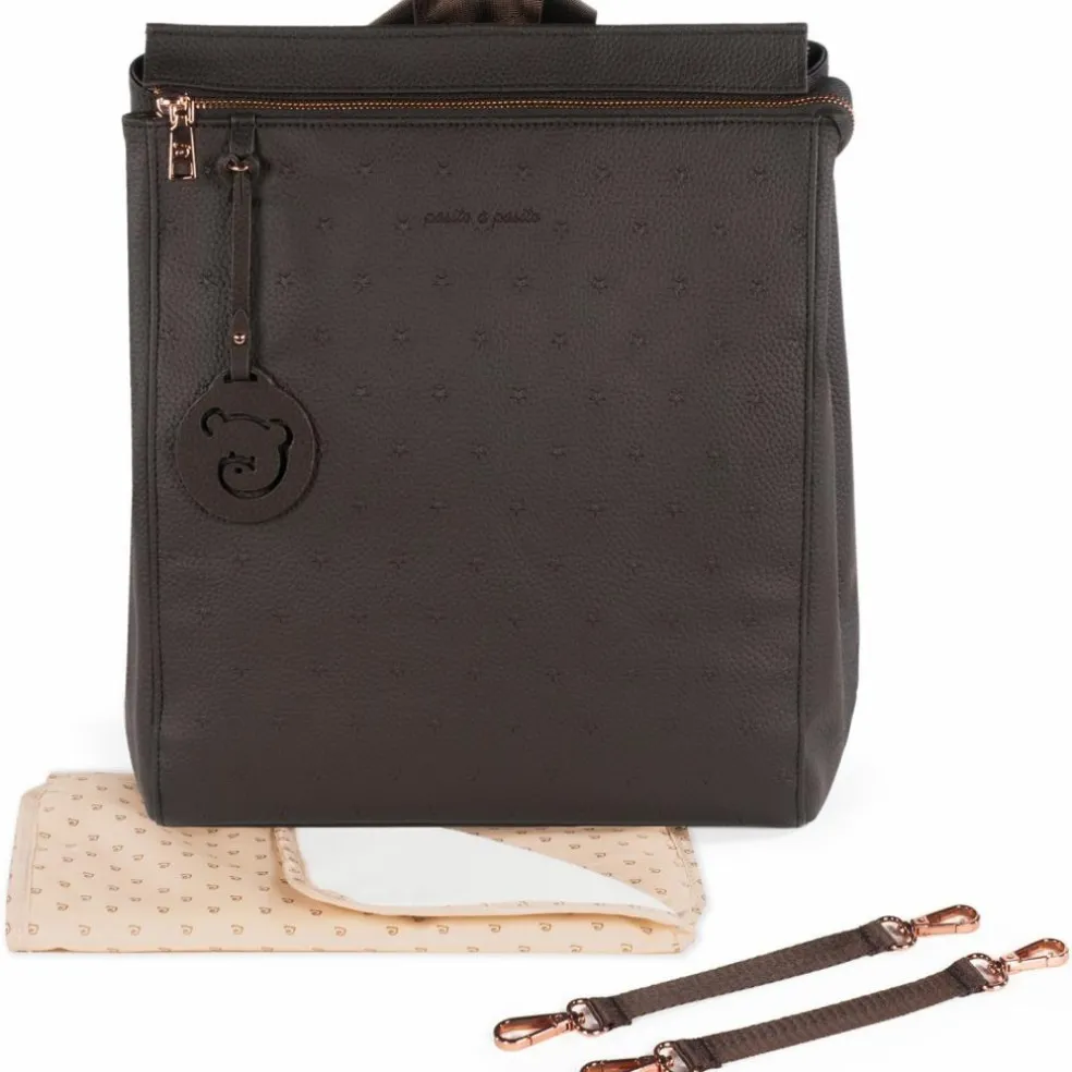 Sac à dos à langer London Coffee