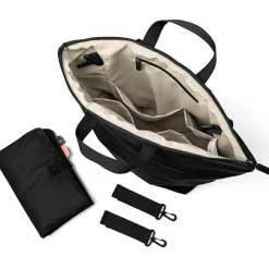 Sac à dos à langer noir