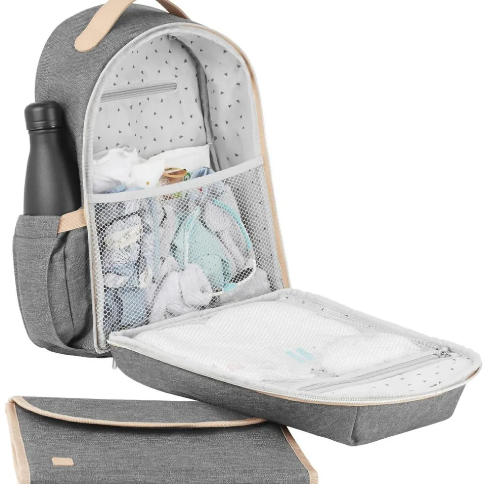 Sac à dos à langer Pyla smokey