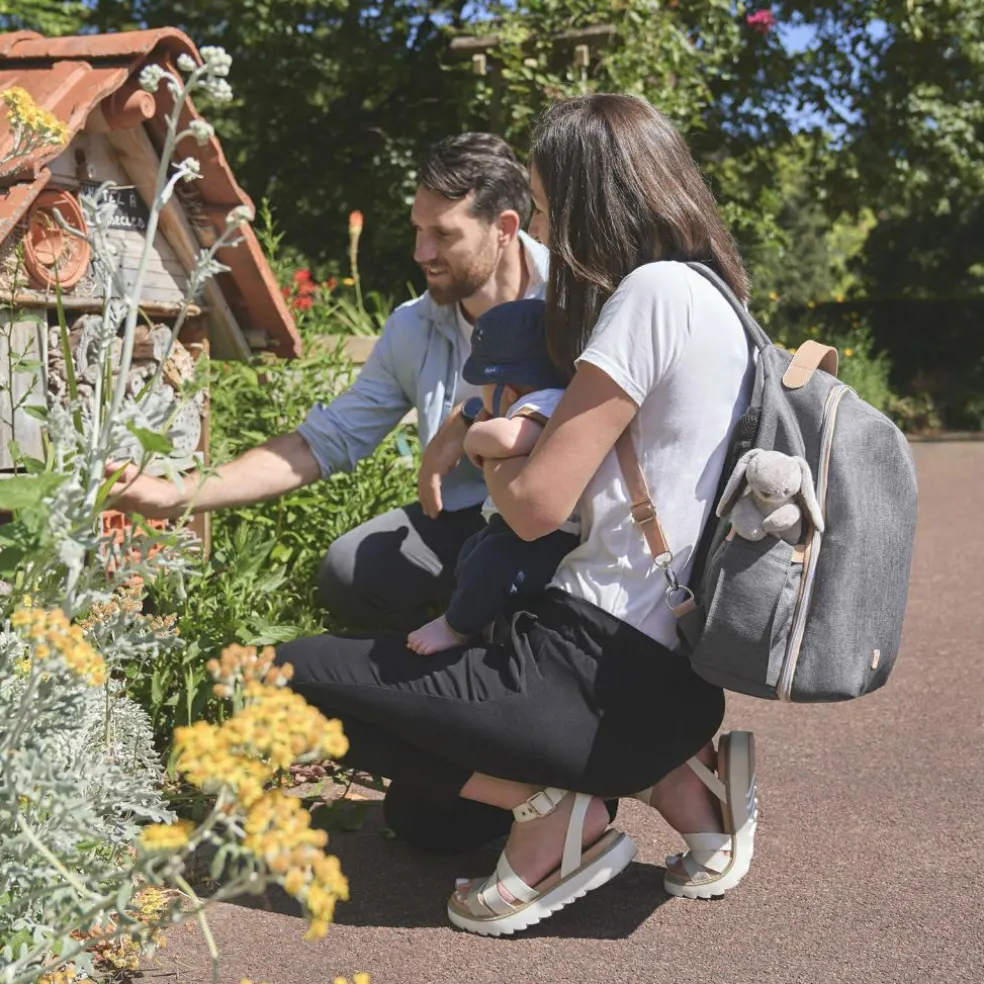 Sac à dos à langer Pyla smokey