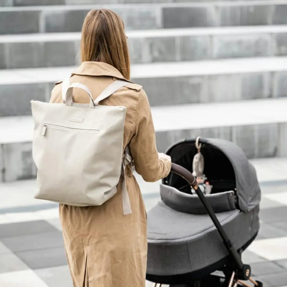 Sac à dos à langer sable