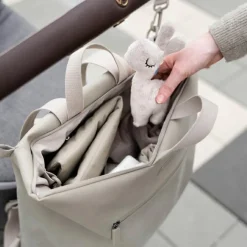 Sac à dos à langer sable