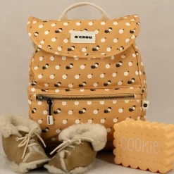 Sac à dos à langer évolutif Chien Terracotta