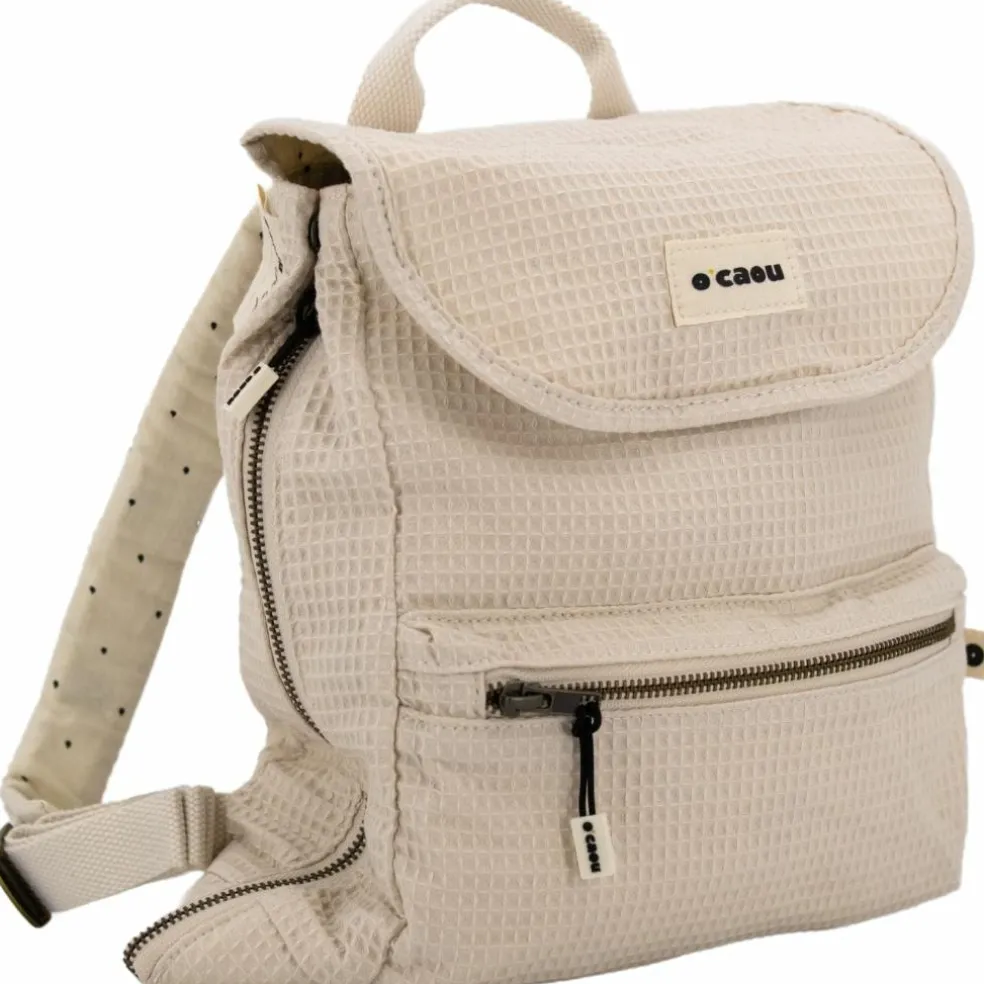 Sac à dos à langer évolutif nid d'abeille Chair