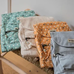 Sac à dos à langer évolutif nid d'abeille Chair