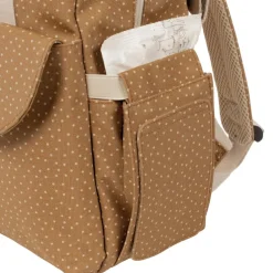 Sac à dos à pois Poppy Cannelle