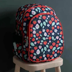 Sac à dos avec poche isotherme Fraises