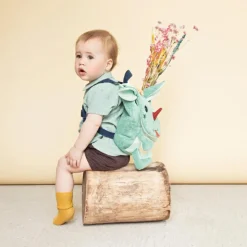Sac à dos bébé doux Joe le dragon