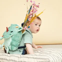 Sac à dos bébé doux Joe le dragon