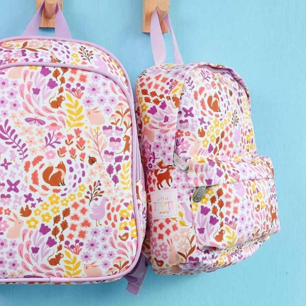 Sac à dos bébé Fleurs du jardin