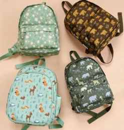 Sac à dos bébé Fleurs sauge