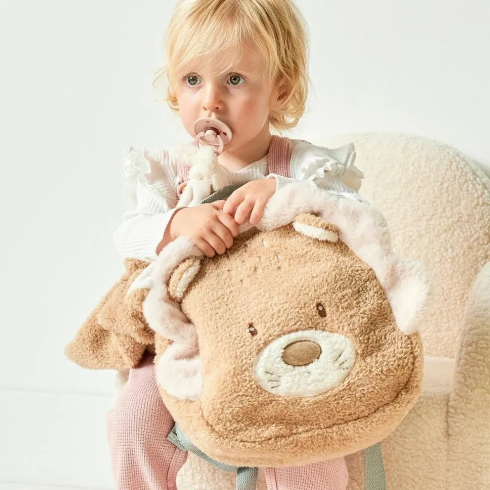 Sac à dos bébé Teddy Lion Caramel