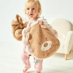 Sac à dos bébé Teddy Lion Caramel