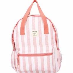 Sac à dos enfant à anses Rayures roses