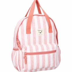 Sac à dos enfant à anses Rayures roses