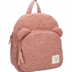 Sac à dos enfant Beary Excited Ours bouclette vieux rose