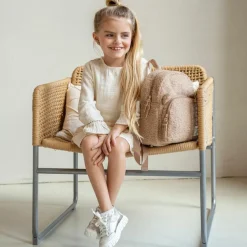 Sac à dos enfant Beary Excited Ours bouclette beige