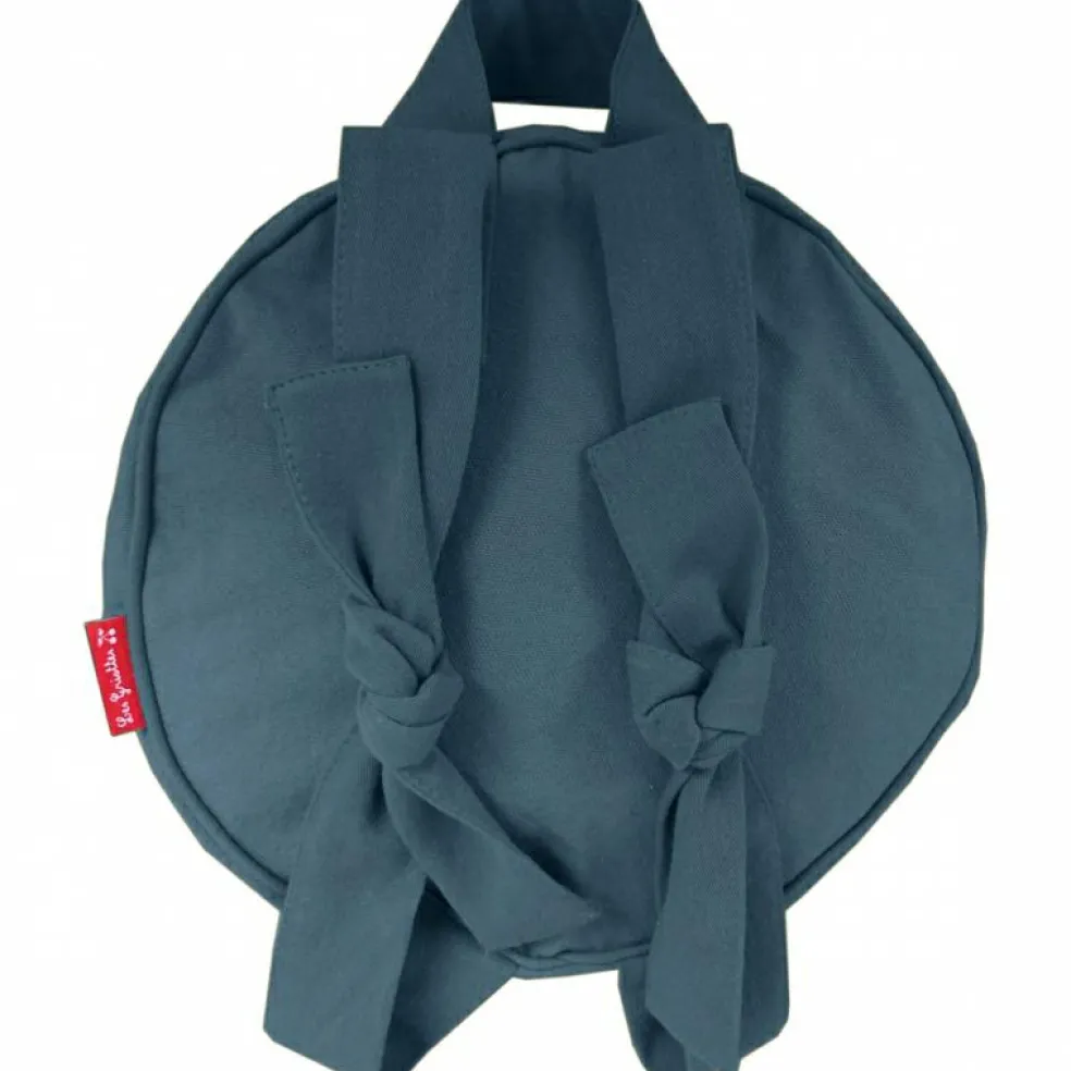 Sac à dos enfant bleu pétrole (personnalisable)
