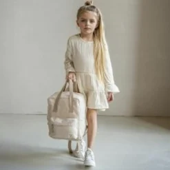 Sac à dos enfant Bouclette beige