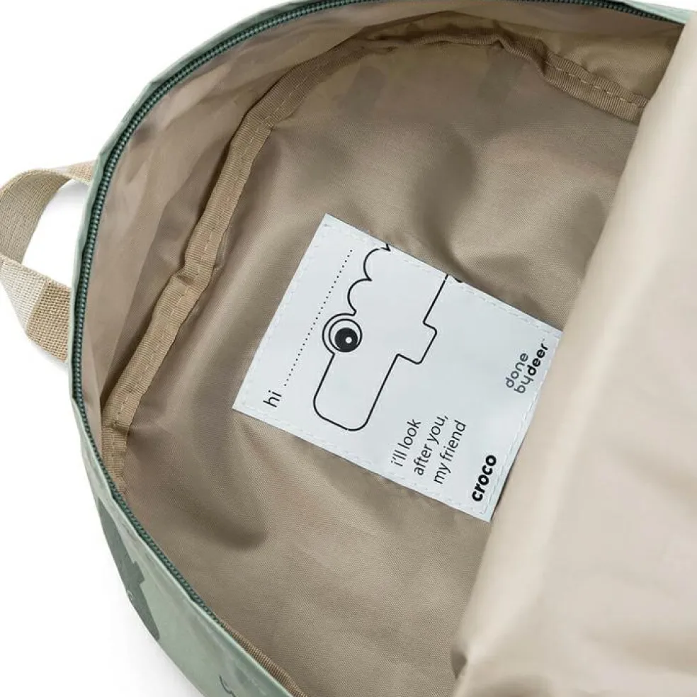 Sac à dos enfant Croco vert