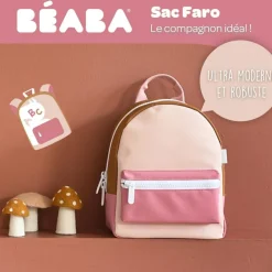 Sac à dos enfant faro dusty rose