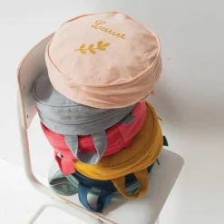 Sac à dos enfant jaune moutarde (personnalisable)