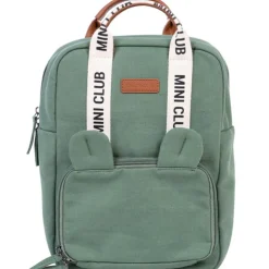 Sac à dos enfant Mini Club signature canvas vert