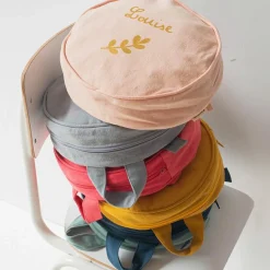Sac à dos enfant rose grenadine (personnalisable)