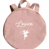 Sac à dos enfant rose poudré (personnalisable)