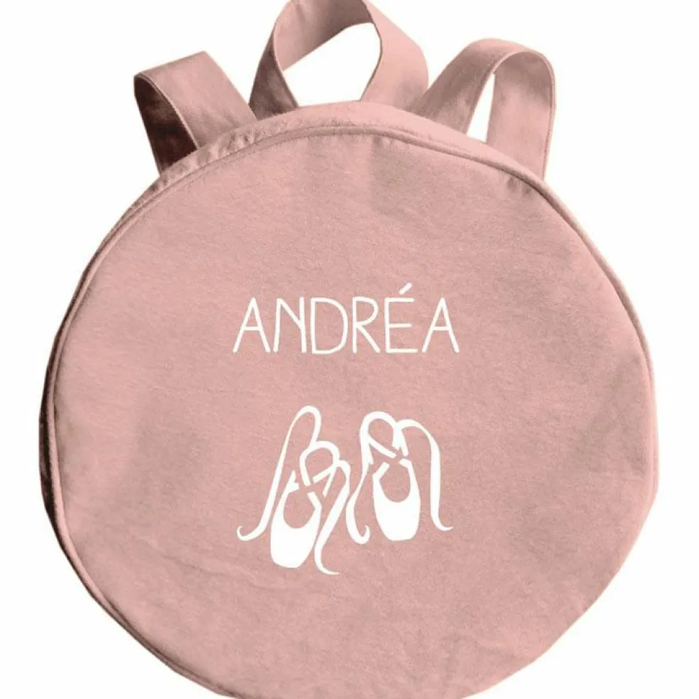 Sac à dos enfant rose poudré (personnalisable)