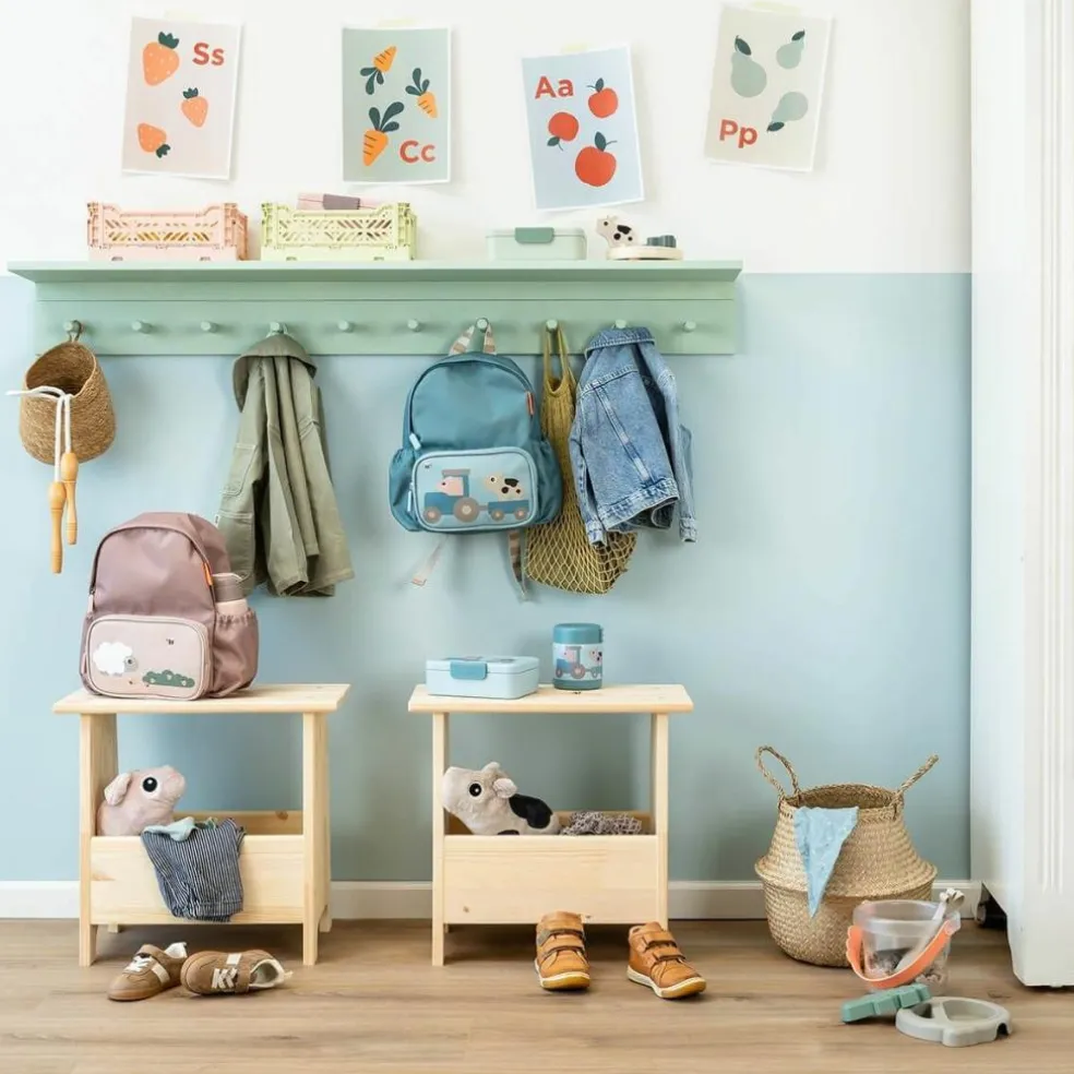 Sac à dos enfant Tiny farm Bleu