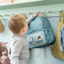 Sac à dos enfant Tiny farm Bleu