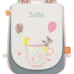 Sac à dos La fille à la tasse (personnalisable)