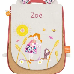 Sac à dos La fille et la trottinette (personnalisable)