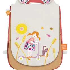 Sac à dos La fille et la trottinette (personnalisable)
