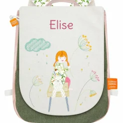 Sac à dos La fille et le lapin (personnalisable)