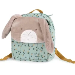 Sac à dos lapin sauge Trois petits lapins (personnalisable)