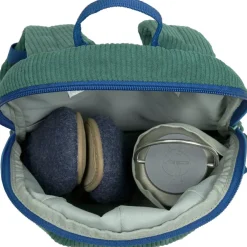 Sac à dos Little Gang velours Fun Ocean green