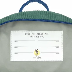 Sac à dos Little Gang velours Fun Ocean green
