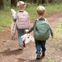 Sac à dos matelassé enfant Croco Vert