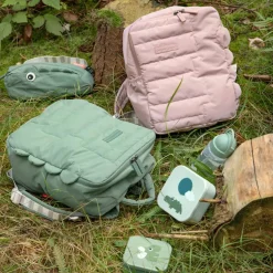 Sac à dos matelassé enfant Croco Vert