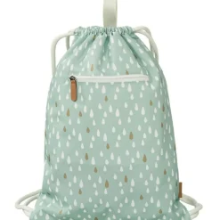 Sac à ficelles gouttes bleu